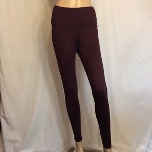 Women's Burgundy High-Waist Leggings by Aerie Sz M